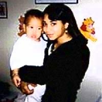 Melissa Rodriguez and baby Isaiah