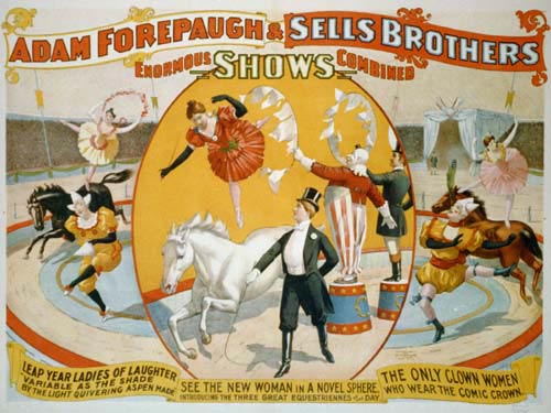 old circus advertisements