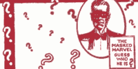 Marsked Marvel contest poster: Guess who he is?