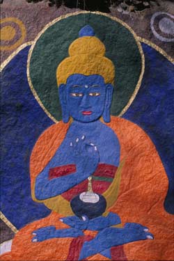 Buddha sand painting