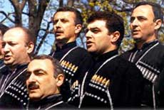 Ensemble Tbilisi singing