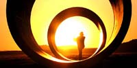 Sun Tunnel sculpture
