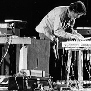 John Cage on stage