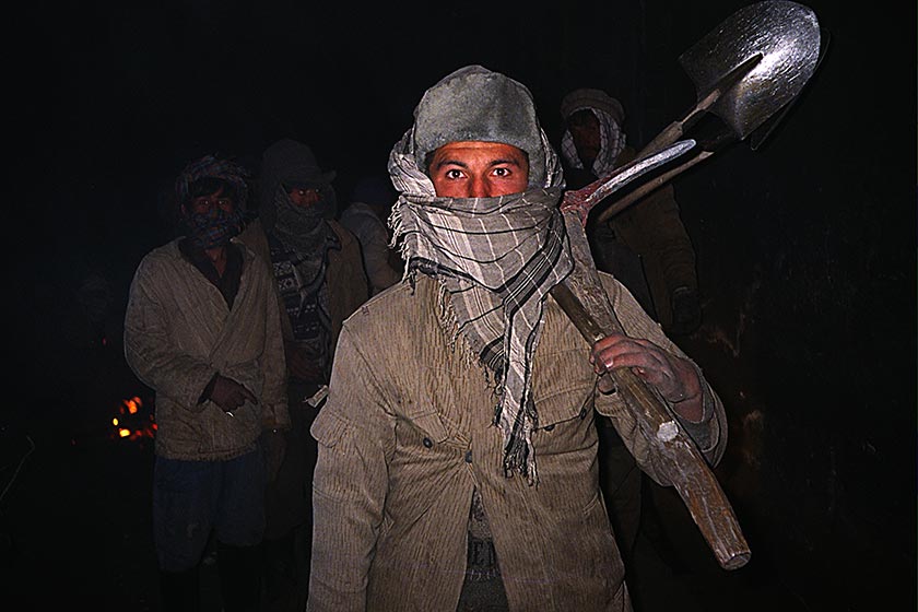 Inside Salang tunnel