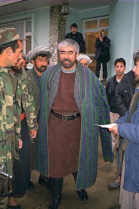 General Abdul Rashid Dostum and men in Sherbigan