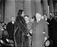 Marian Anderson and Interior Secretary Ickes