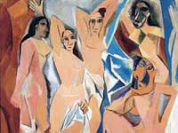 Picasso painting: Les Demoiselles d'Avignon