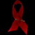Red ribbon, symbol of AIDS Awareness