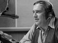 Jean Shepherd in WOR studio, 1970