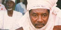 Mohammed Naseehu Ali's father, Alhaji Abubakar Ali III, the emir of Ghana