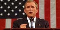 Bush delivers speech