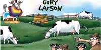Gary Larson cow cartoon