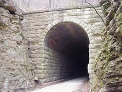 Katy Railroad tunnel