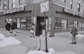 Corner storefront