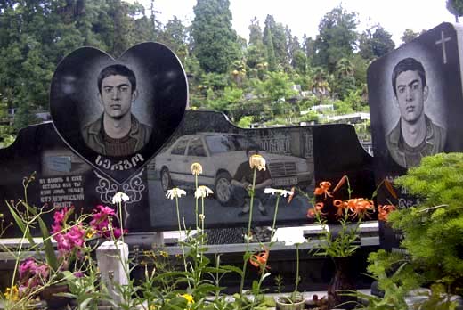 Gravestones in Batumi