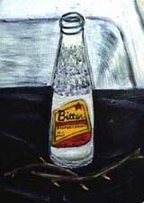painting of a bottle